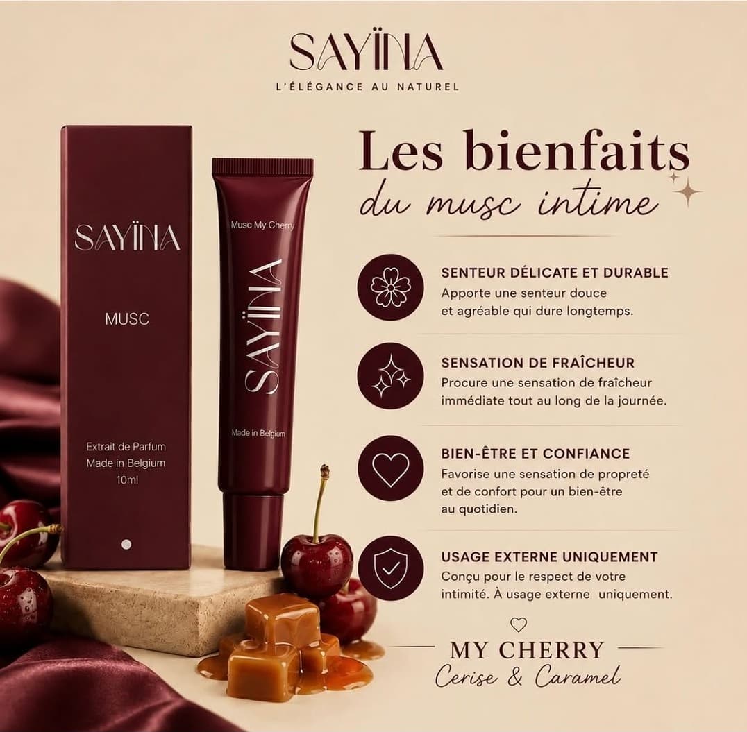 Bienfaits du musc SAYÏNA
